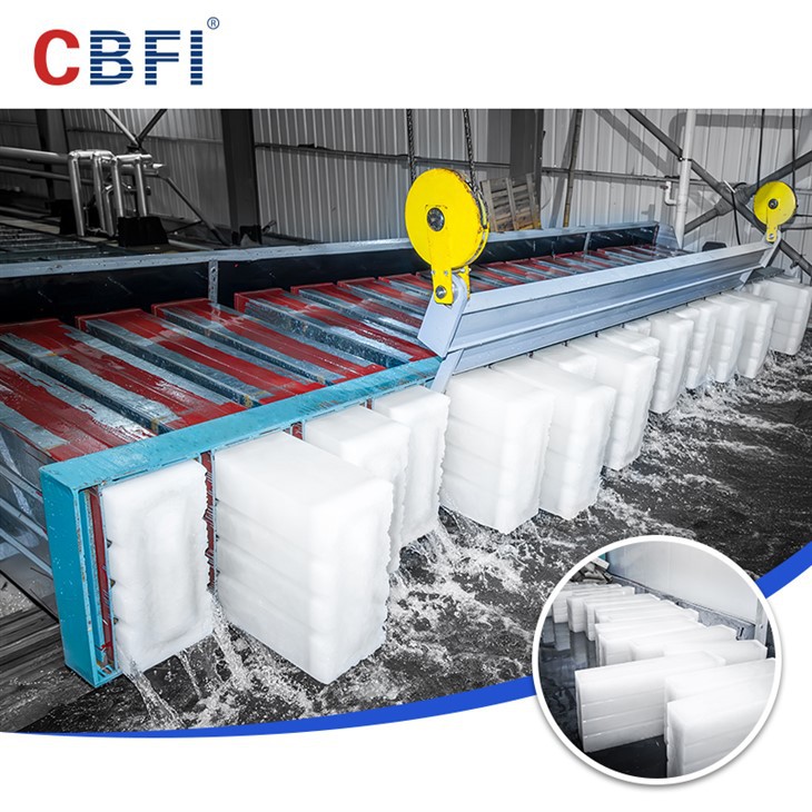 100 Tons /24 hours Industrial Salt Water Block Ice Machine