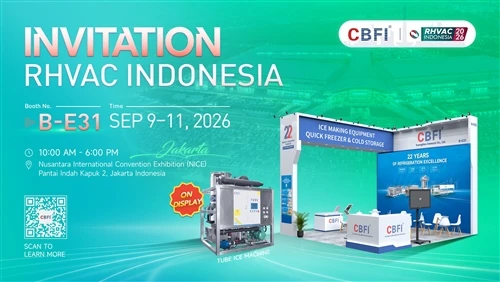 Elevating Tropical Cold-Chain Infrastructure: CBFI Showcase At RHVAC Indonesi...