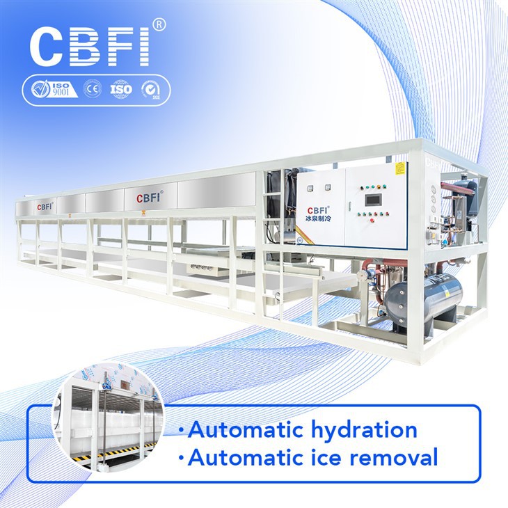CBFI Direct Cooling Block Ice Machine Empowers Efficient Operation of Fishing Ports And Fresh Food Industry